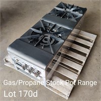 Dukers Gas/Propane Stock Pot Range