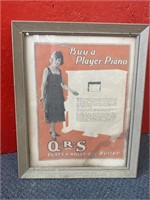 Q•R•S Player Piano Advertising Item