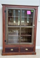 Primitive Style  Hutch w/Shelves & Drawers