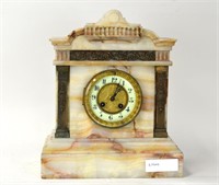 French Mental Clock with Onyx