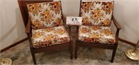 2 Accent Chairs late 60s Early 70s
