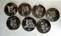 Hamilton Collection Plates"Nature's Majestic Cats"