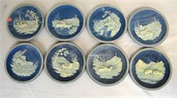 Incolay Plates "North America Wildlife Heritage"