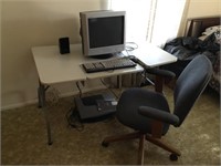 Computer Desk Chair Printer