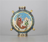 Chinese Cloisonne Snuff Bottle