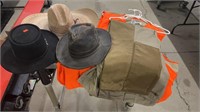 3 Hats, 3 XXL Safety Vests and a Pair of