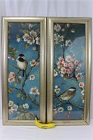 2 "Birds & Blossoms" Signed Prints by Lisa Audit