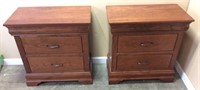 2 INDIAN FURNITURE COMPANY NIGHTSTANDS