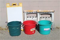 Lot 89: Misc. Garage Related incl. Buckets