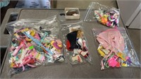 Miscellaneous Vintage Barbie Pieces, Clothing, and