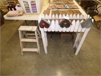 WOOD PLANTER & STEP STOOL