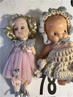 (2) Vintage Dolls (R1)