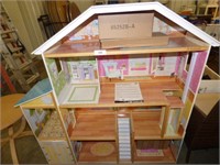 LARGE DOLL HOUSE WITH FURNITURE