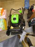 GREEN WORKS 40 VOLT LAWNMOWER HAS CHARGER BUT