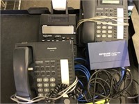 2 Office Phones,Calculator