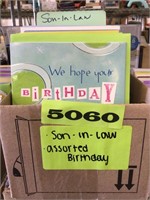 Son-in-law assorted Birthday Cards