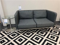 Sofa w/ Rug & End Table