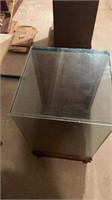 Large glass display case 24x24x42