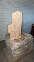 17 Custom  Solid wood Pew bench sides
