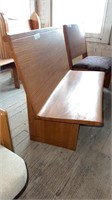 Solid wood hand crafted church pew