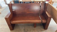 Hand carved solid wood pew Bench-sales sample so