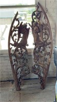 Ornate wooden angel pieces