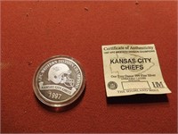 Chiefs Troy Ounce of Silver