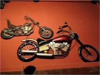 Metal Motorcycle Wall Art