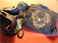 Harley Davidson Bag & 3X Shirt