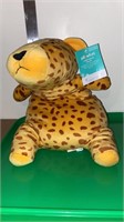 PillowFort Weighted Cheetah Plush Pillow New W/tag