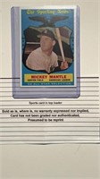 New York Yankees Mickey Mantle.