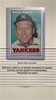 New York Yankees Mickey Mantle.