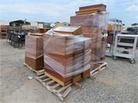 Large Lot of (4) Pallets of Assorted Oak Cabinets