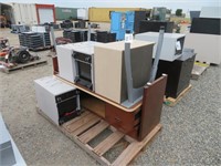 (1) Pallet of Assorted Tables, Cabinets & More