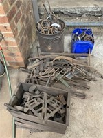 Assorted Decorative Iron, Hand Tools etc