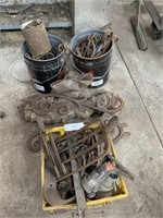 Assorted Decorative Iron, Chain, Steel etc