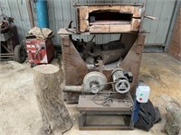 Period Coke Fired Blacksmith Furnace & Log