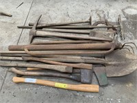 Garden Tools, Axes, Axe Handle, Shovels, Post Ram