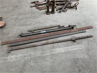 3 Sash Clamps & 2 Steel Bending Tools
