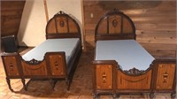 Neoclassical Twin Beds