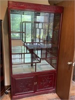 Outstanding Rosewood Collector’s Cabinet