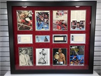 Certified autographed collage w/multiple photos