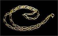 18ct Yellow gold chain necklace