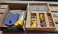 Case of Router Bits, Rockler ThinRig Table Saw Jig