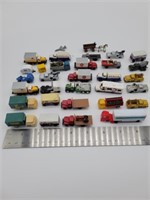 Assorted small trucks
