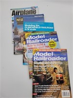 Model building magazines and reference book