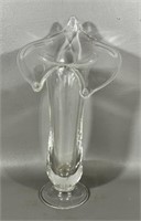 Vintage Jack In The Pulpit Crystal Vase