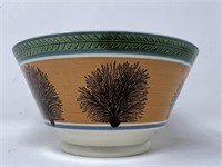 Artist Signed Tree Motif Commissioned Bowl