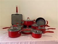 The Pioneer Woman Red Pots & Pans