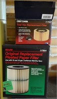 Craftsman Replacement Vac Pleaded Paper Filters